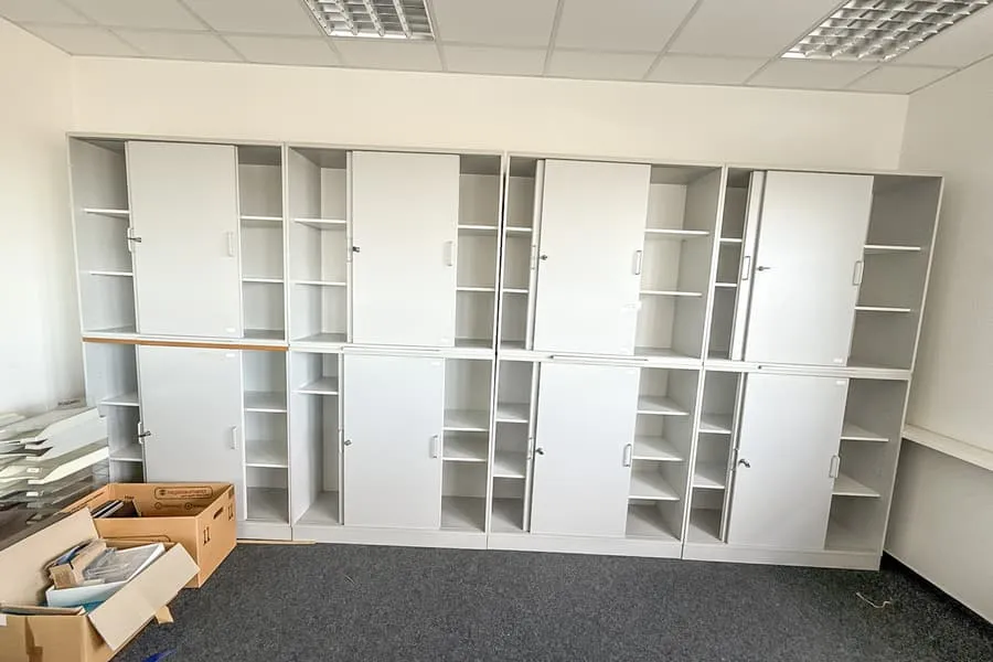 8 sliding door cabinets