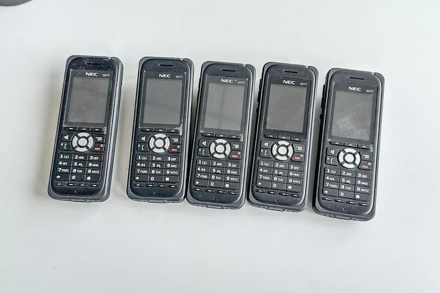 5 téléphones sans fil Nec G577