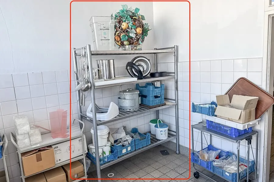 Стеллаж из нержавеющей стали