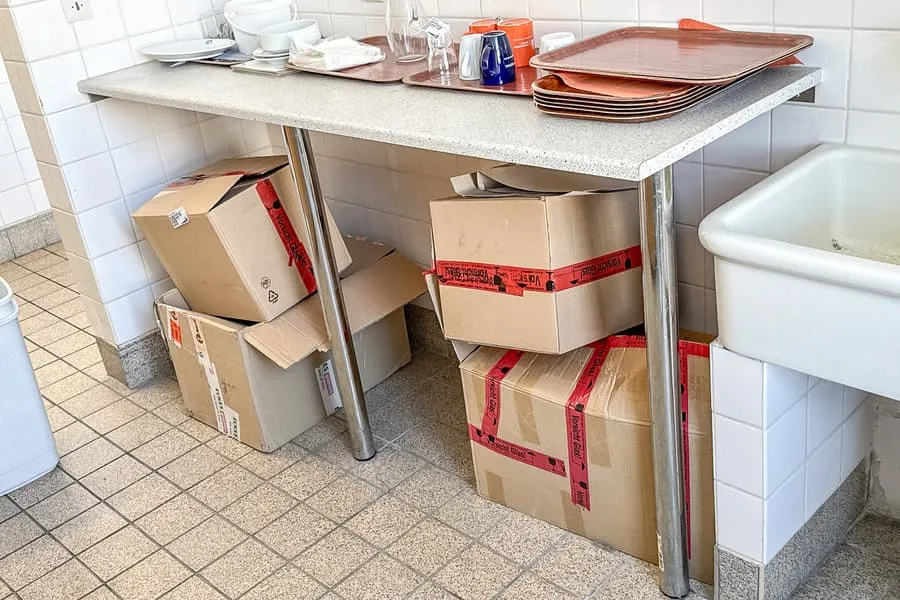 Statafel, wandmontage