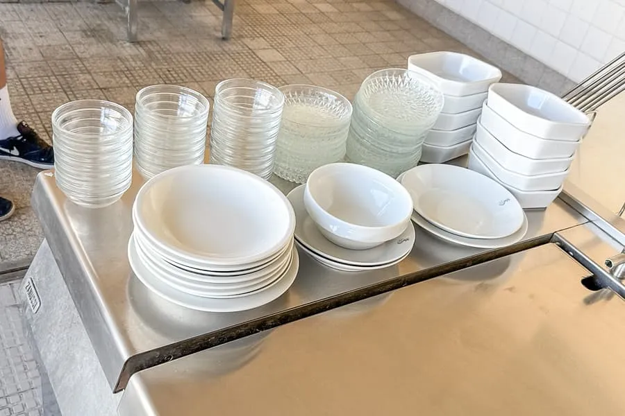 Lot of dishes