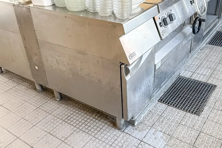 Bloc de travail en inox Zanussi