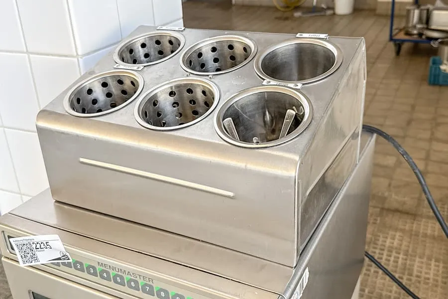 Koszyk na sztućce ze stali nierdzewnej
