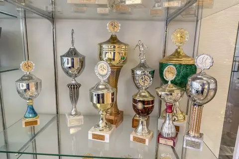 Contenu étagère : trophées