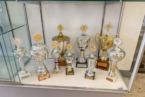 Contenu étagère : trophées