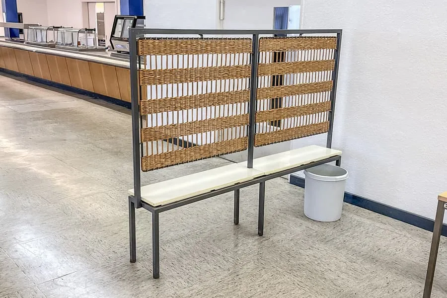 Room divider, wall-mounted