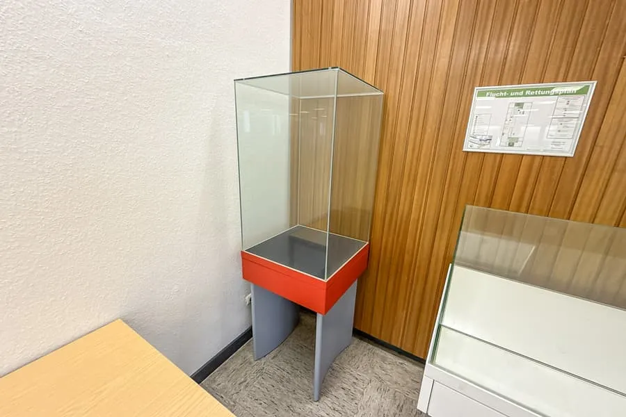 Glazen vitrine
