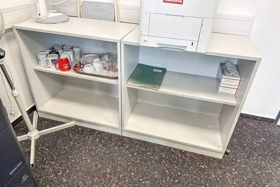 2 filing cabinets