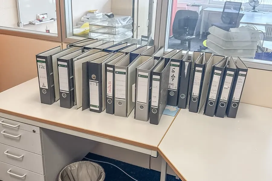 Lot de classeurs à anneaux