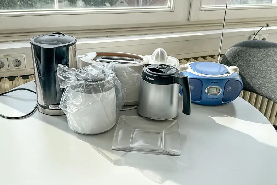 Lot of household electronics