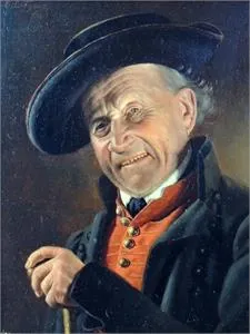 Adolf Wagner, Herr mit Stock und Hut