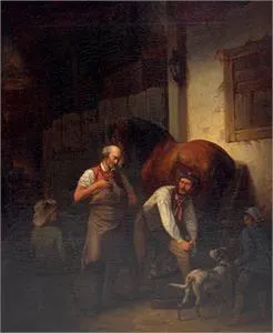 Carl August Schmidt, Le maréchal-ferrant