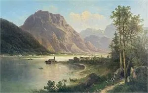 Anton Pickert, Pohled na Traunsee