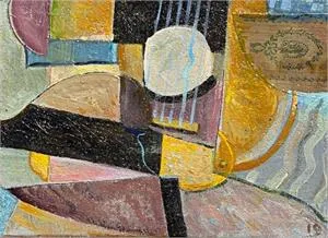 Dmitri Terehov, abstract schilderij