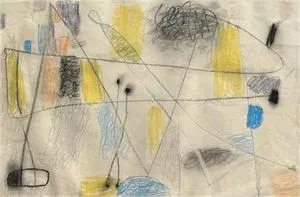 Erwin Broner, abstract schilderij