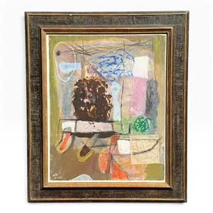 Erwin Broner, abstract schilderij 13.01.57