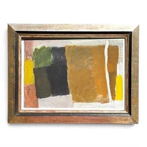 Erwin Broner, abstract schilderij '60