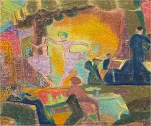 William Straube, V varieté (Dvě tanečnice a orchestr)