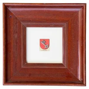 Zarámovaný obraz brémského erbu