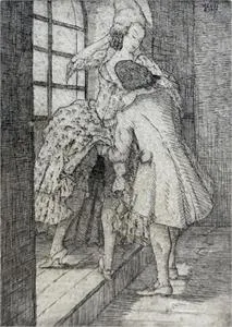 Martin Erich Philipp, représentation érotique "Abseits"