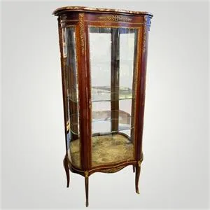 Glas-Vitrine im Stil Napoleon III.