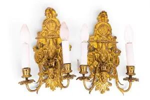 Paar wandlampen