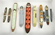 Hansa, 10 modèles de navires