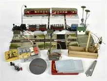 Märklin e.a., H0 partij, voertuigen, accessoires enz.