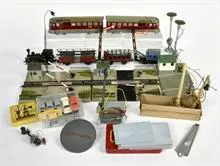 Märklin e.a., H0 partij, voertuigen, accessoires enz.