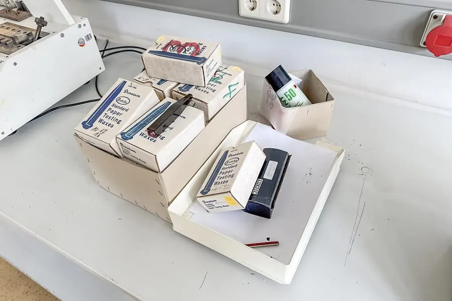 Posten Papertestwachs