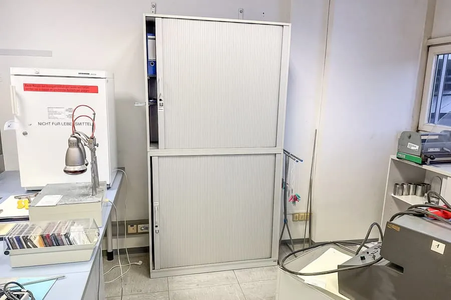 2 roller shutter cabinets