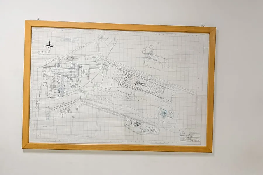 Mapa "Feldmühle", zarámovaná
