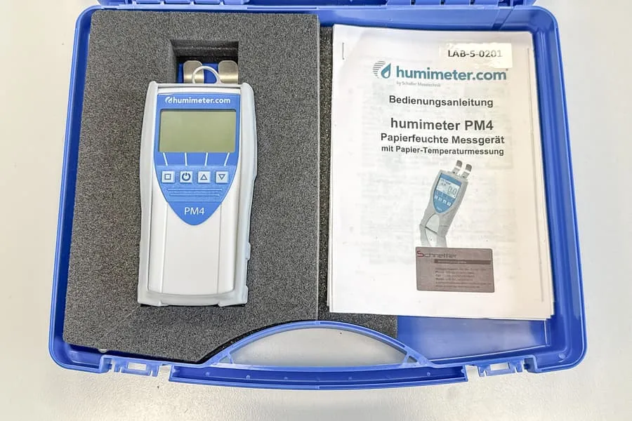 Papierfeuchtemessgerät Humimeter PM4
