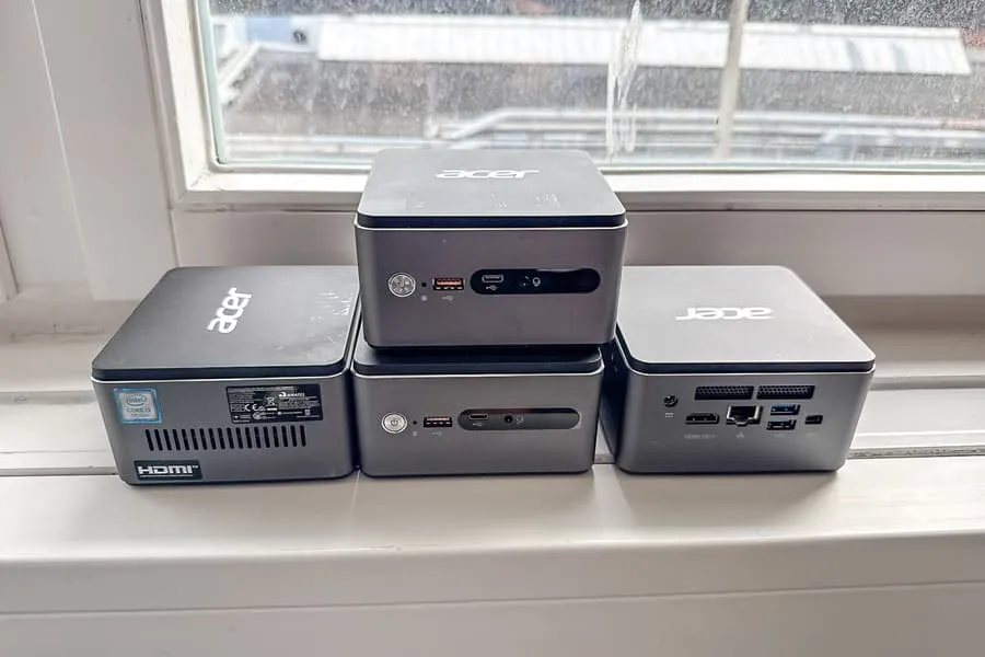 4 mini-pc's Acer Veriton Essential N76G