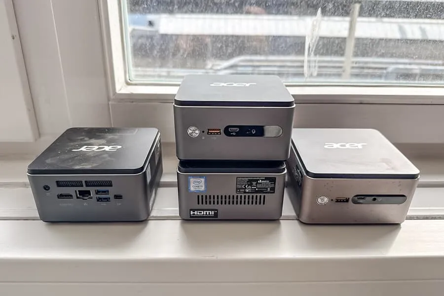 4 mini-pc's Acer Veriton Essential N76G