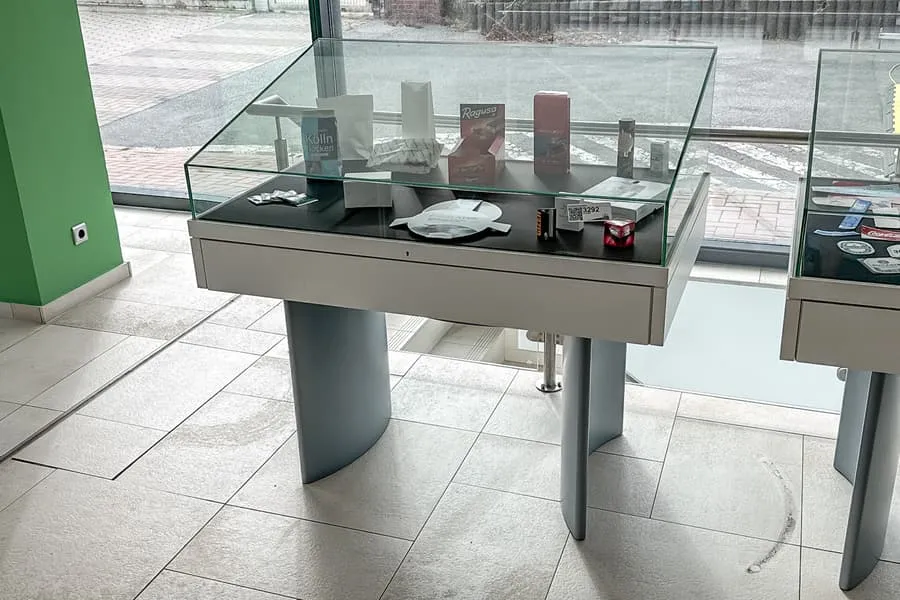 Vitrine en verre