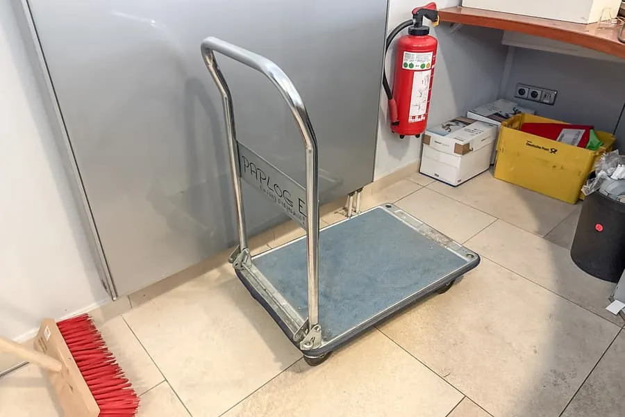 Platform transport trolley