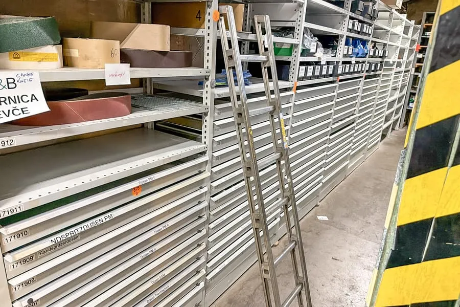 Échelle simple en aluminium Zarges, 6 échelons