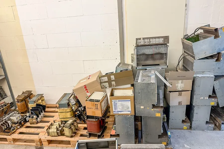 Partia materiałów do instalacji elektrycznych