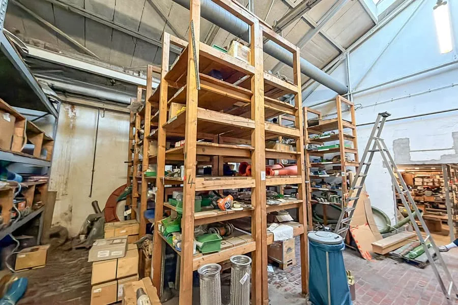 3 wooden shelves