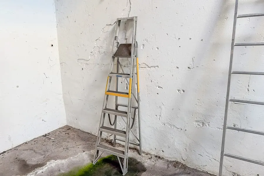 Aluminium stepladder Zarges, 6 rungs