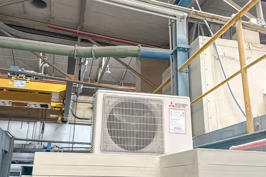 Mitsubishi air conditioning outdoor unit