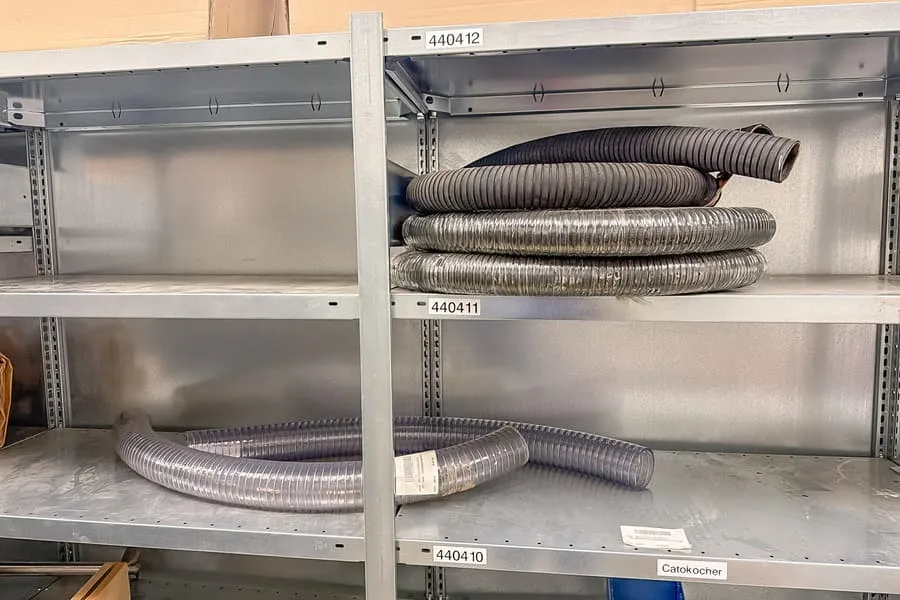 Lot of hoses