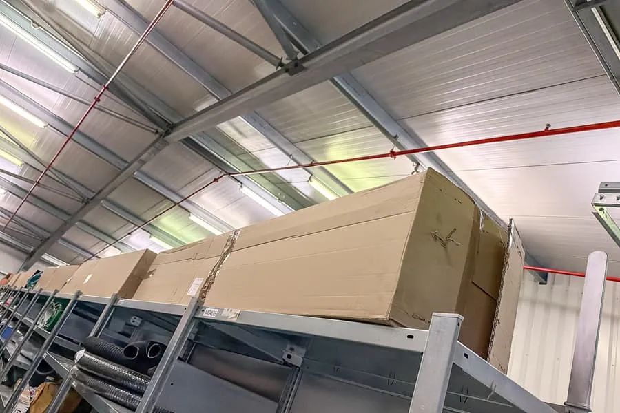 Inhalt Regalebene: Rollbandfilter