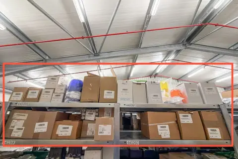 Lot of rotating beacons