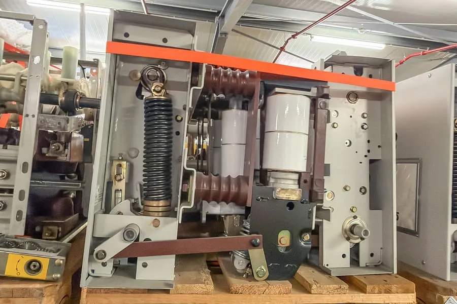 Palette de pièces détachées de machines